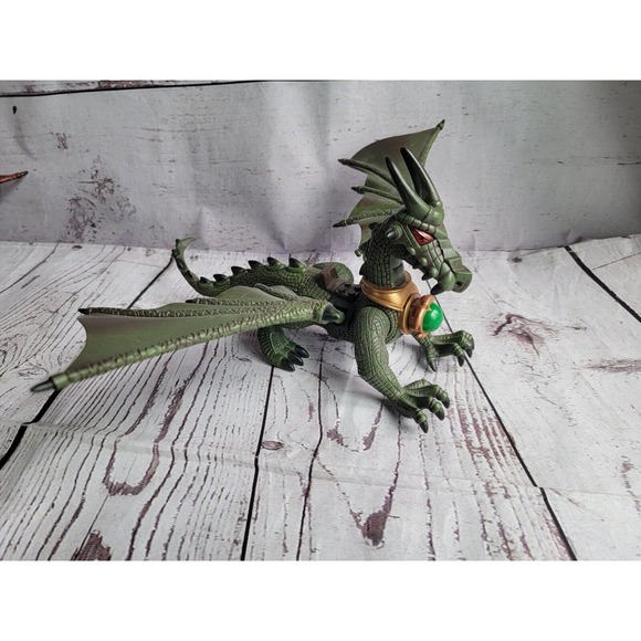 Mega Bloks Dragons Krystal Wars Green Dragon Figure Includes Krystal - Picture 1 of 6
